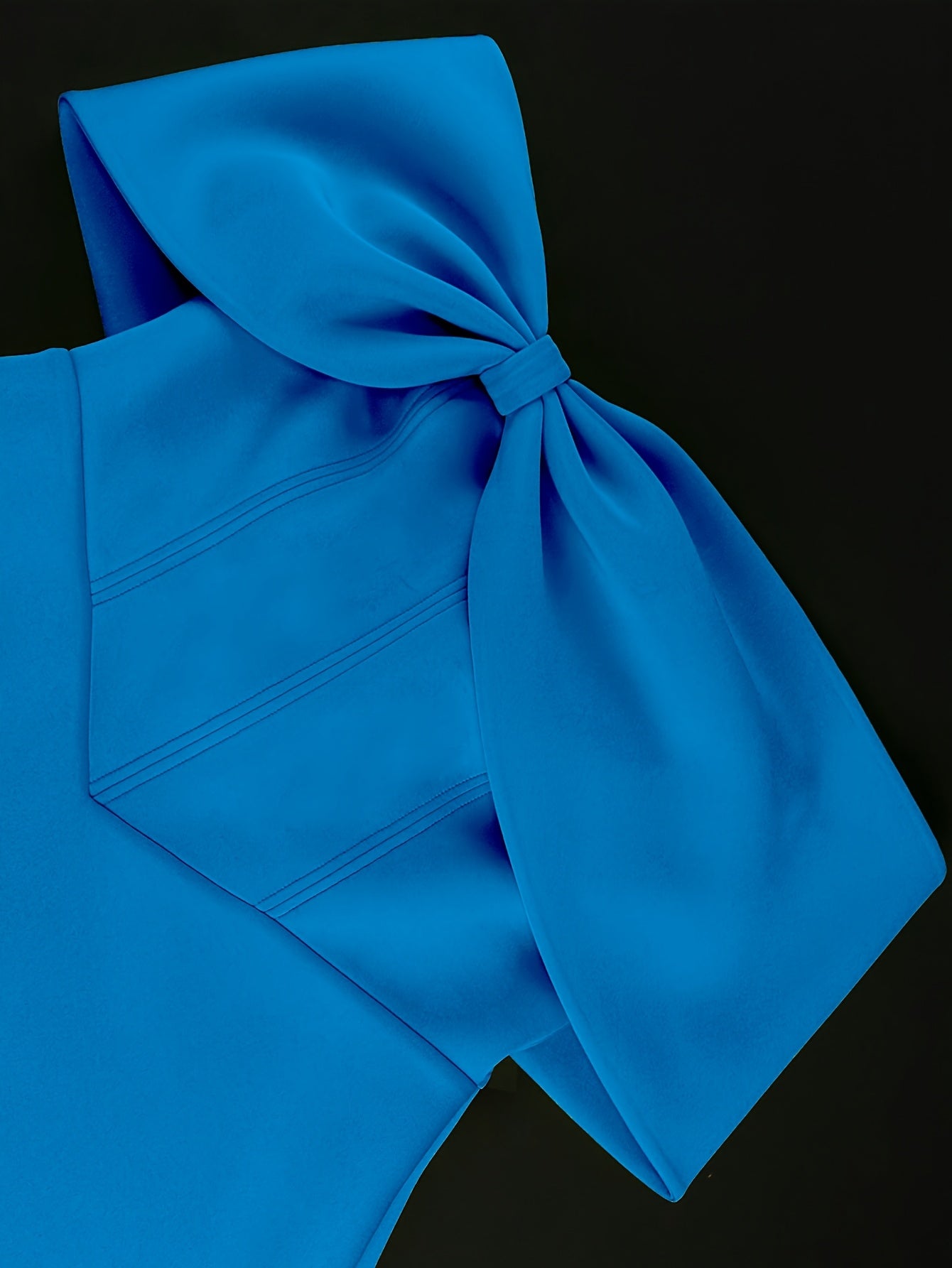 Women's Red Off-Shoulder Bodycon Party Dress with Bow Detail