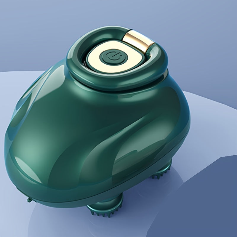 4 ta silikon massaj boshliqlari bilan inson barmoqlarini taqlid qiluvchi uy hayvonlari uchun massaj qiluvchi bosh, mushuklar va itlar uchun mukammal.