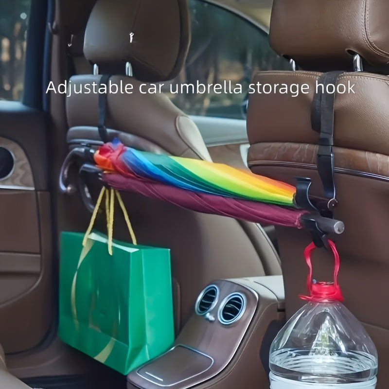 Универсальная вешалка для автомобильных сидений, крюк для багажника, держатель для зонтов, прочный ABS