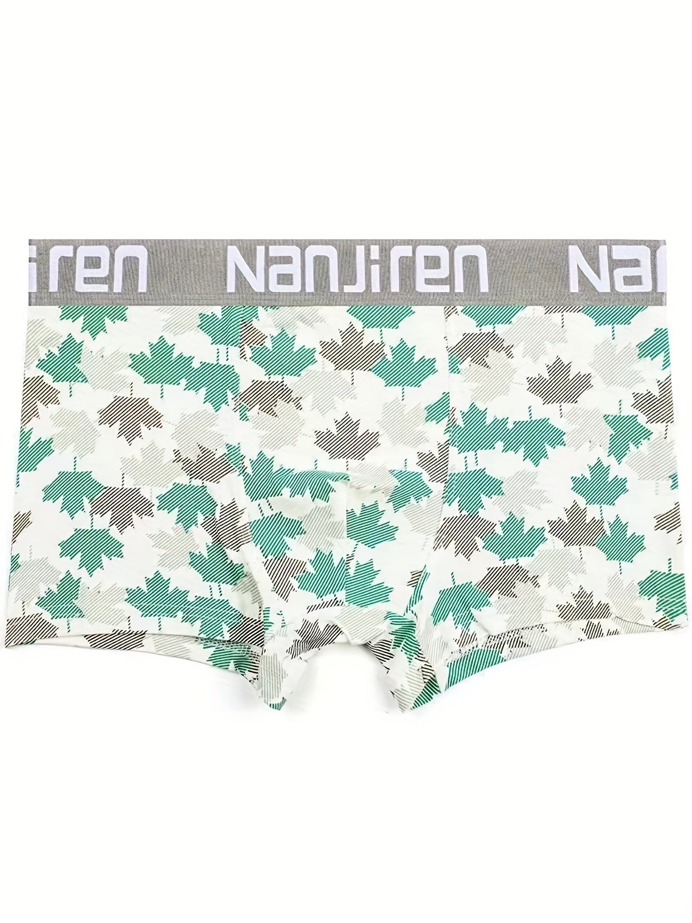 Men's Cotton Boxer Briefs 4 Pack High Stretch Random Print Comfortable Underwear