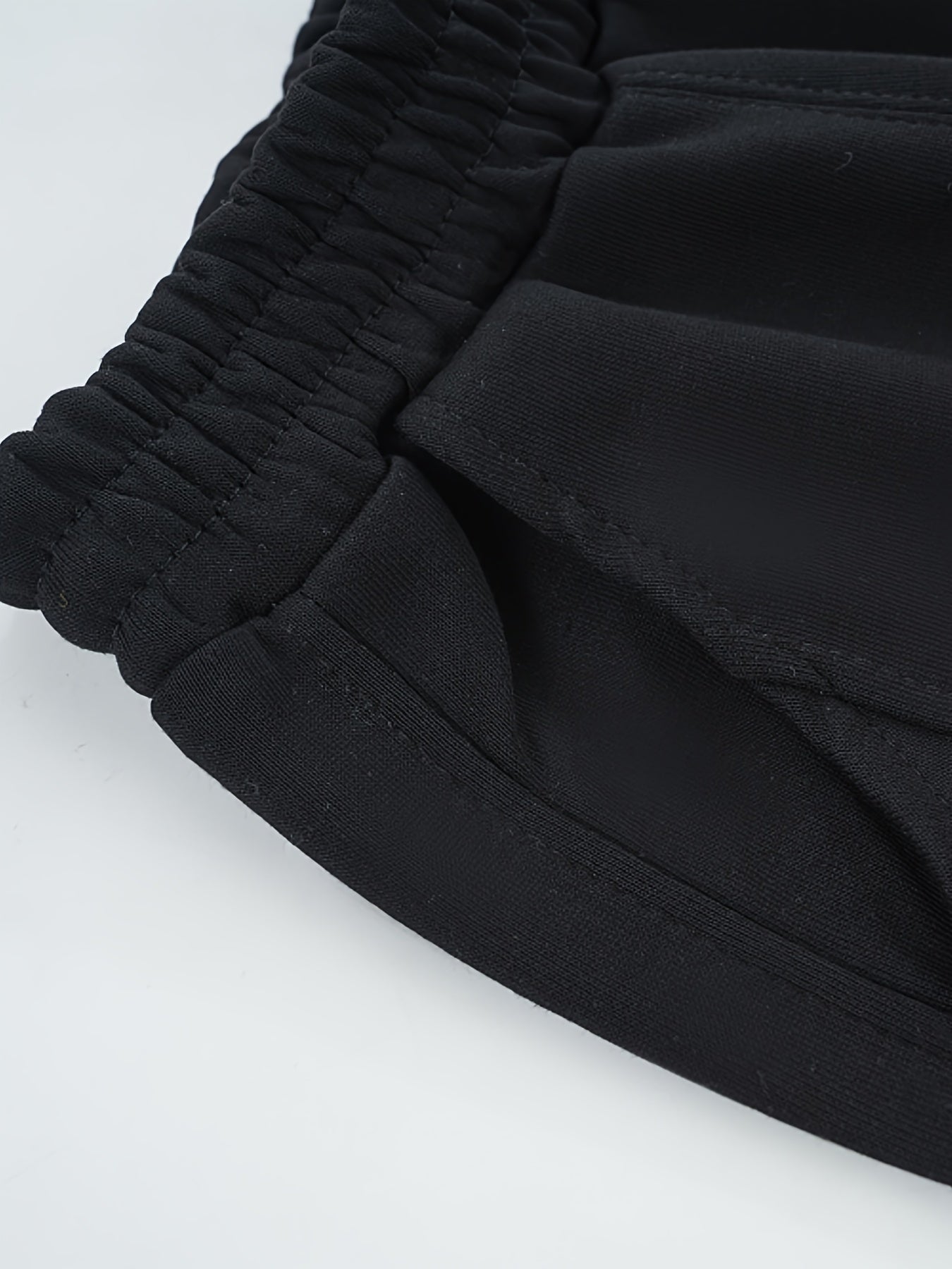 Boys Cotton-Blend Letter Print Joggers for Spring and Fall