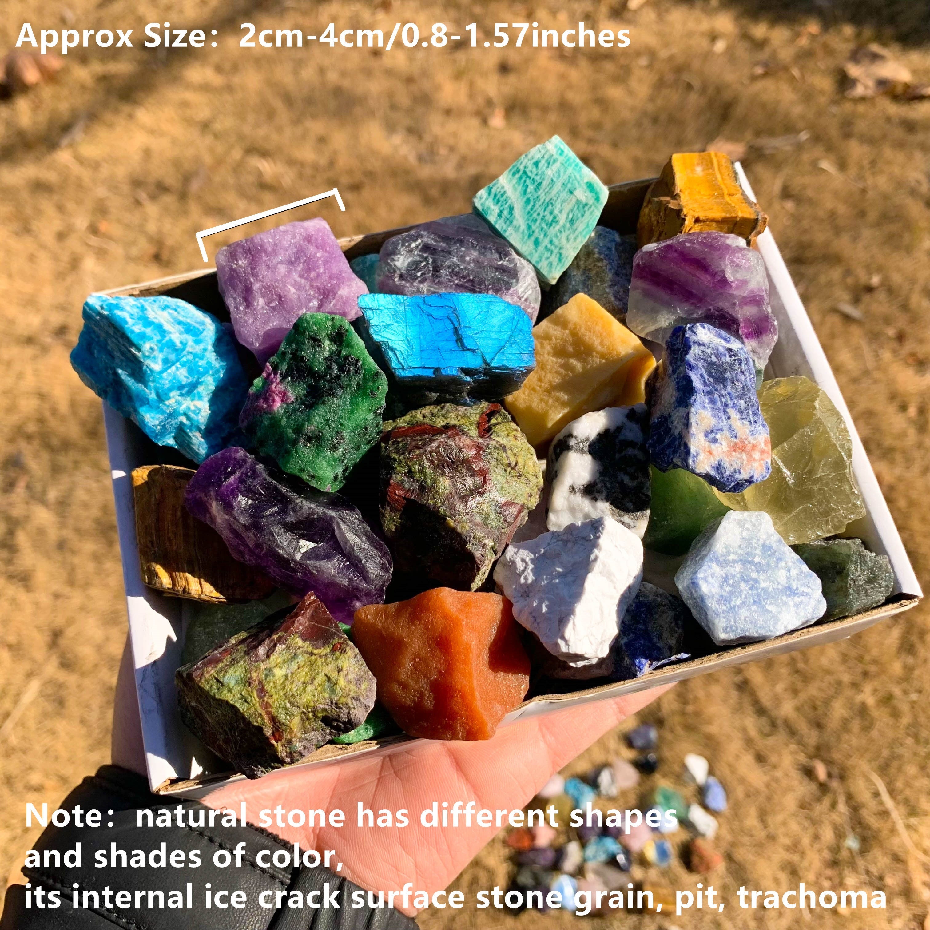 Натуральные кристаллы смешанных крупных частиц, необработанные камни для исцеления, Рейки, чакр, проектов DIY, 226,8 г, 453,59 г