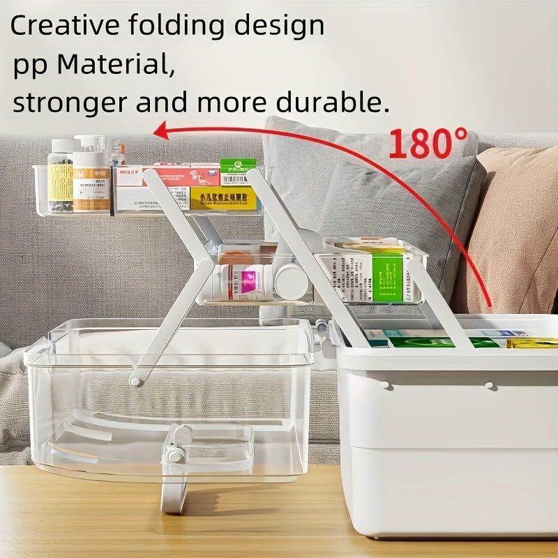 Large Plastic Storage Box with Handles for Cartridges and Bottles