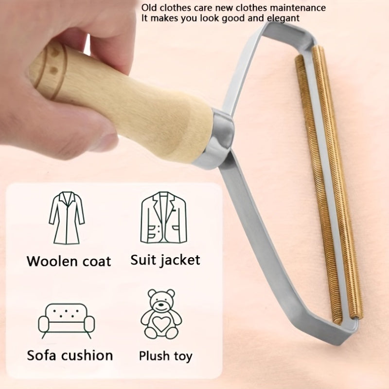 Portable Manual Lint Remover 2-Pack for Pet Hair Clothes Sofa Carpet Fabric Shaver