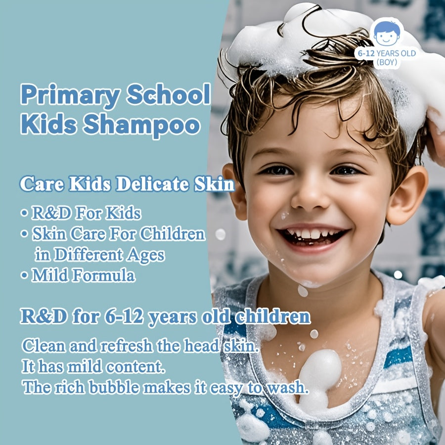 Boys uchun bolalar shampuni 6-12 yoshda quruq va nozik sochlar uchun 250ml