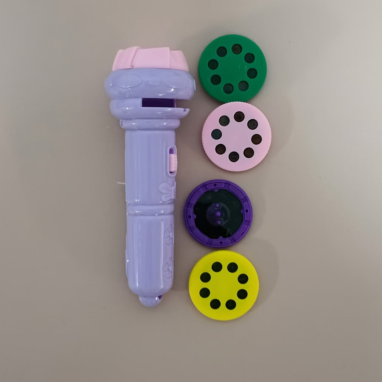 Kids' Flashlight Toy for Kids Educational Light Up Toy Pink Purple Green