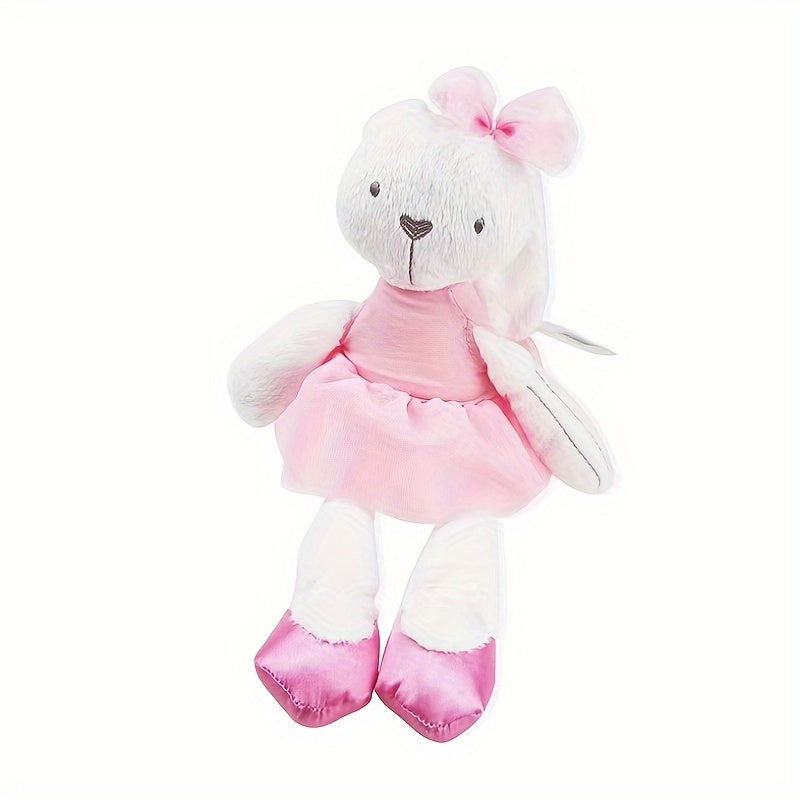 Cute Bunny Doll in Ballet Skirt for Photography and Gift Use