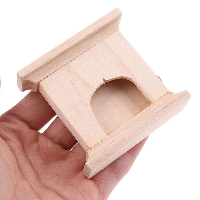 Rustic Wall-Mounted Mini Fireplace No Electricity Needed Warm Home Decor