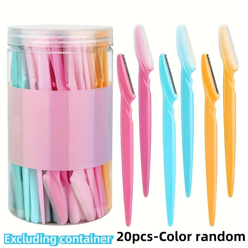 Unisex Stainless Steel Facial Trimmers Set for Eyebrows Body Face Bikini