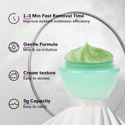 Унисекс крем для снятия клея для наращивания ресниц 5 г мягкий и легкий в использовании