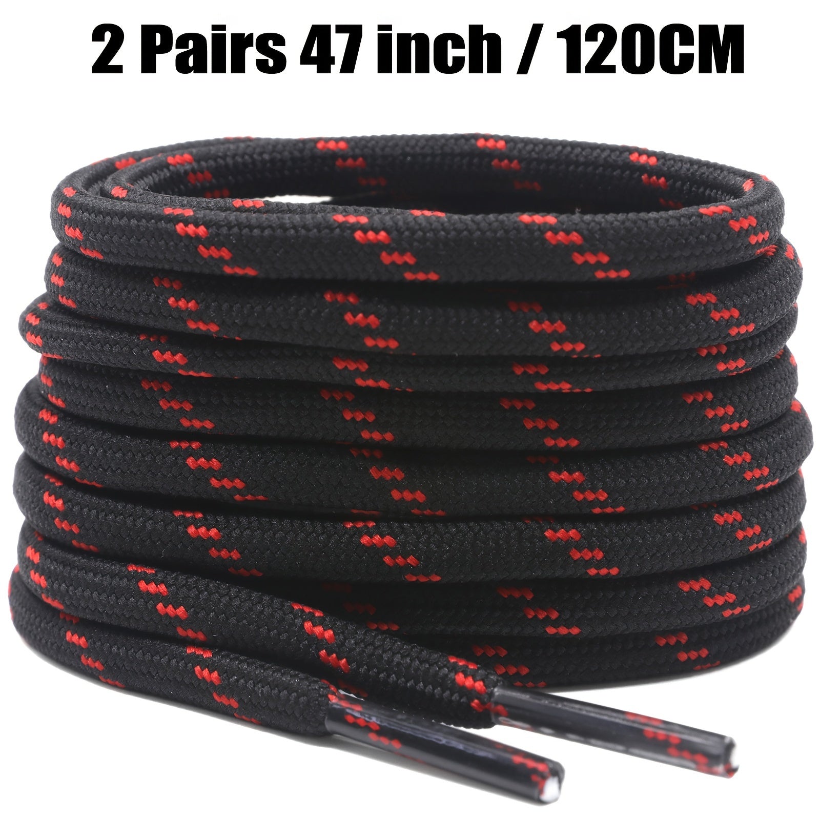 Unisex Thickened Round Climbing Shoe Laces for Hiking and Work Boots
