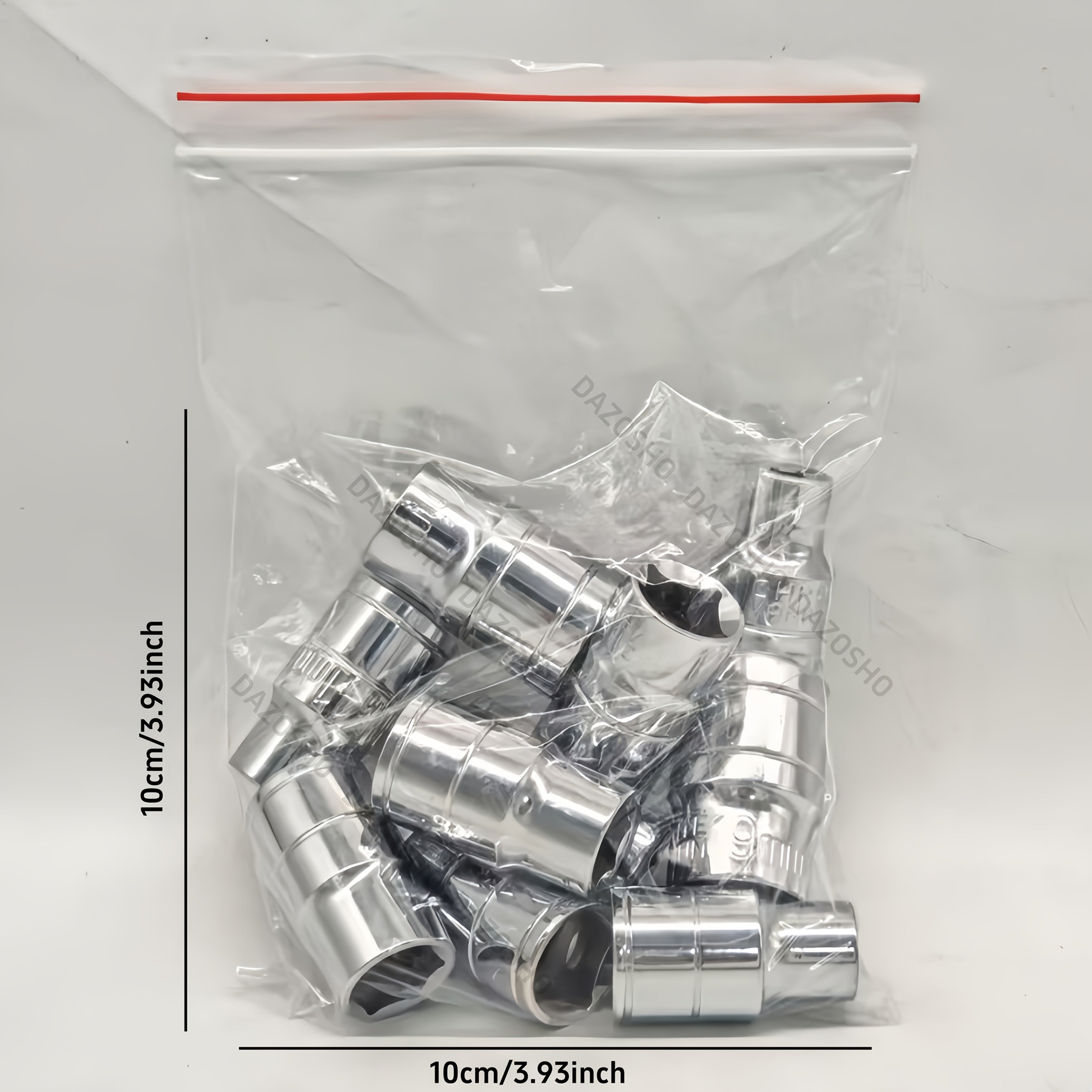 Impact Wrench Socket Set 10pcs Thin Wall Metric CRV Metal Auto Repair