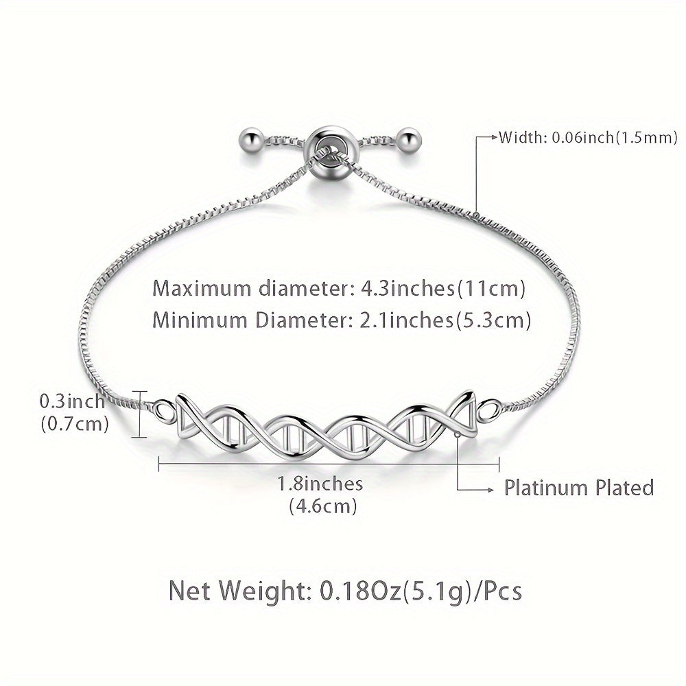 Science DNA Double Helix Chemistry Biology Molecule Bracelet
