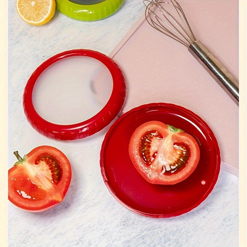 Mevalaringiz va sabzavotlaringizni Avocado Cooler to'plami yordamida yangi saqlang - bu 4 ta silikon oziq-ovqat sovutgichi avokado, pomidor, limon va kartoshka uchun muzlatgichda mukammaldir.