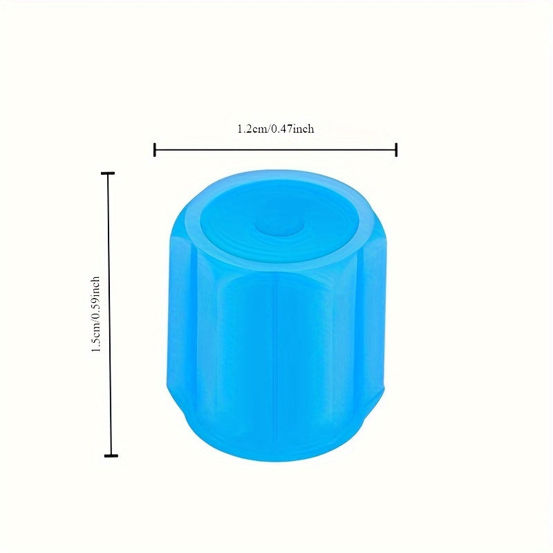 4 шт. водонепроницаемых светящихся в темноте шестигранных колпачков на вентиль для шин для автомобилей, велосипедов, грузовиков
