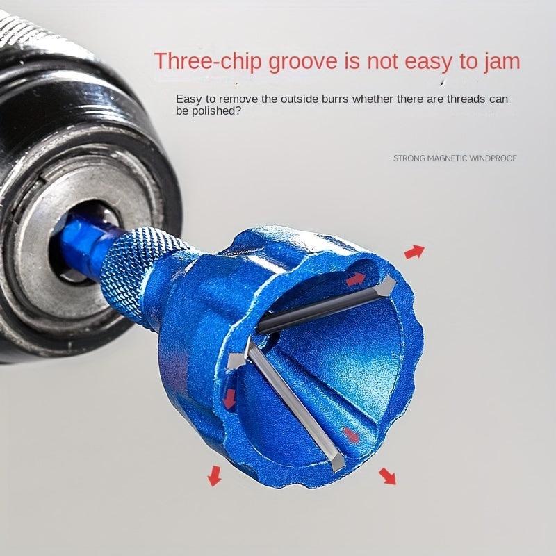 Universal Screw Deburring and Chamfering Tool for Thread Repair