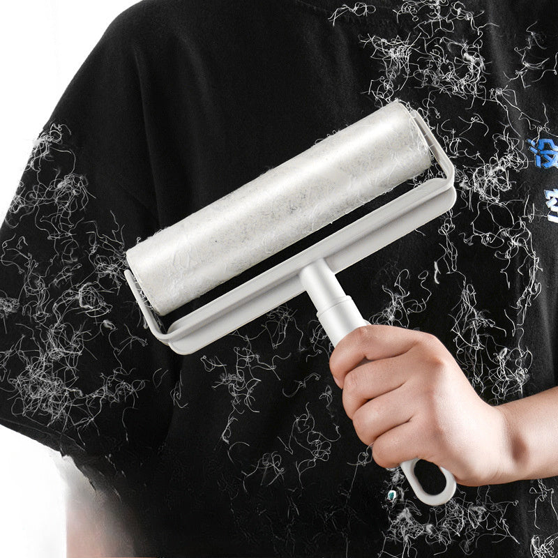EasyClean Lint Roller Long Handle Battery-Free Dust Remover for Floors Clothes