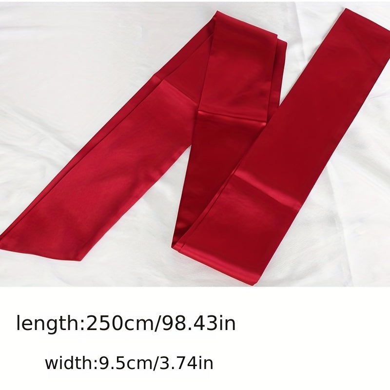 Женский сатиновый корсетный пояс с бантом, широкий пояс и детали корсета