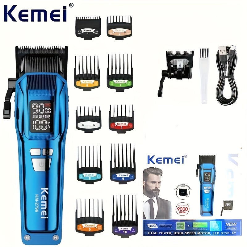 Recortadora de cabello inalámbrica con batería recargable de 4600mAh