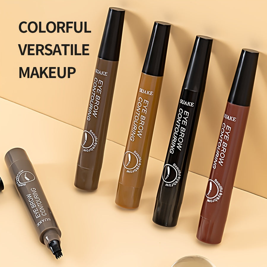 Waterproof Eyebrow Pen for Women Long-Lasting Non-Smudge Natural Look