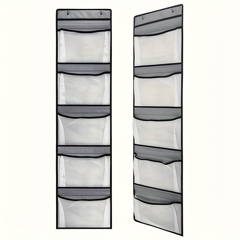 Large Underwear Organizer with 5 Grid Pockets Hanging Storage Bag