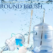 Uzun tutqichli dumaloq galon konteynerini tozalash choʻpchiği, suv bankalari va uy uchun