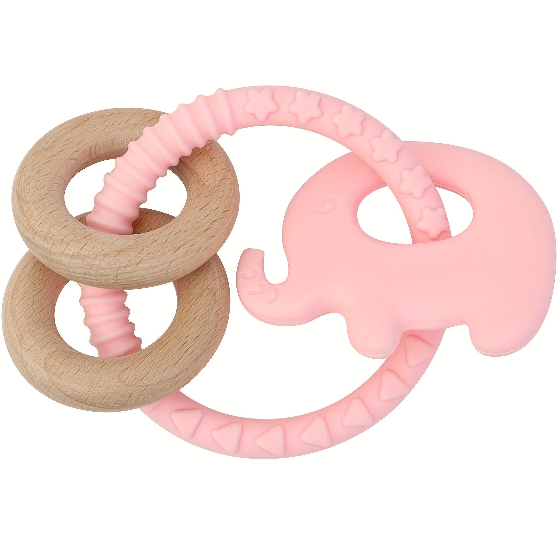 Personalized Baby Rattle Toy Animal for Kids Soft Handheld Gift