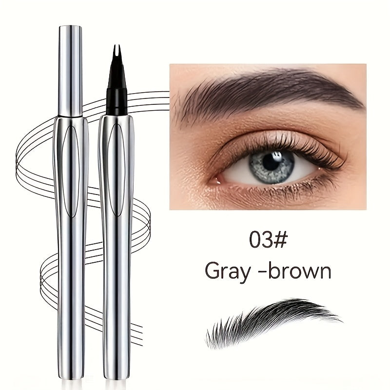 Set de lápices para cejas para mujer, a prueba de agua y de larga duración, 3 colores