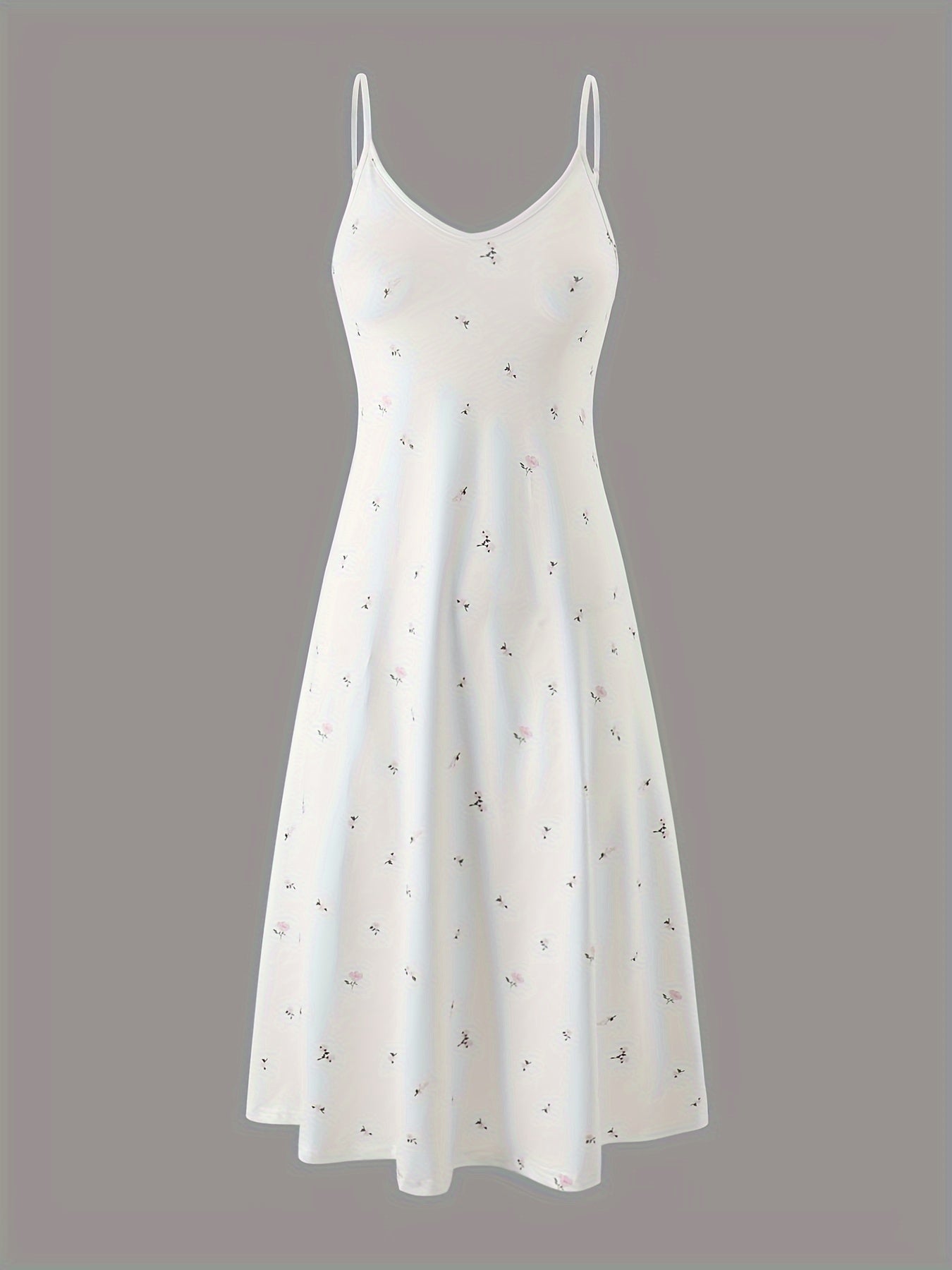 Plus Size Women's Off-Shoulder Sleep Dress Black White Star Print Lounge Nightgown