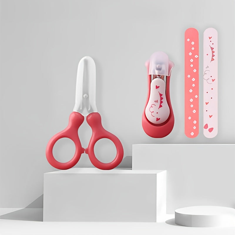 Set of 4 Baby Nail Clippers for Boys and Girls Blue