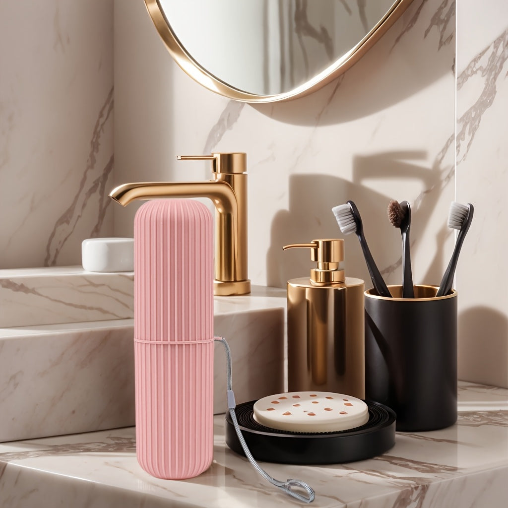 Travel Toothbrush Holder Multi-Color Portable for Travel Camping Kids Adults