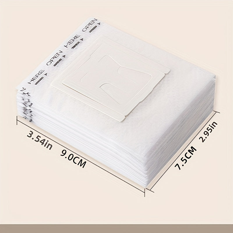 50-Pack Hanging Ear Coffee Filter Papers, Portable Drip-Proof Filter Bags