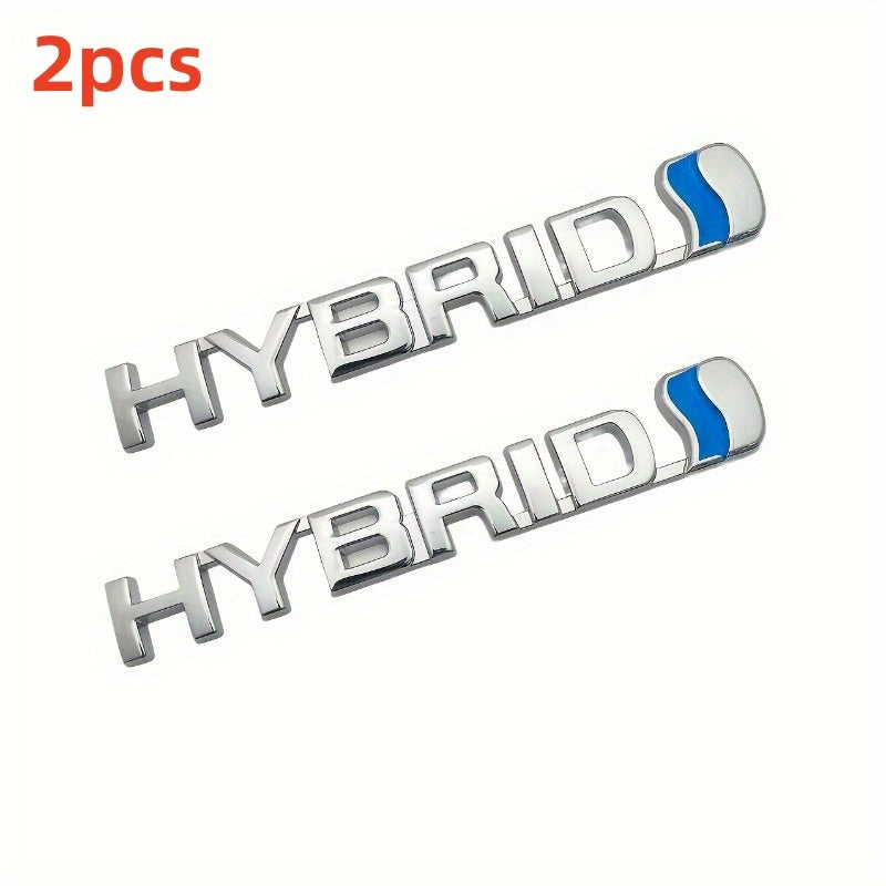 Car Side Badge, Durable Metal Hybrid Logo, Body Decoration Sticker