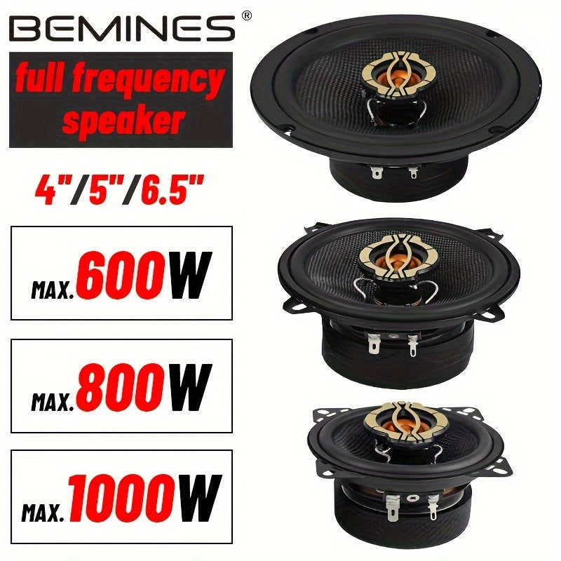 High-Resolution Car Speaker 600W 800W 1000W 4 Ohm Dual Voice Coil Easy Install