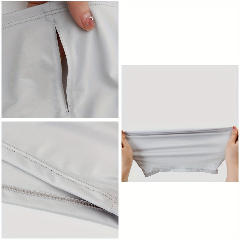 Unisex Ice Silk Balaclava Set with Sun Protection UV Neck Gaiter and Cap