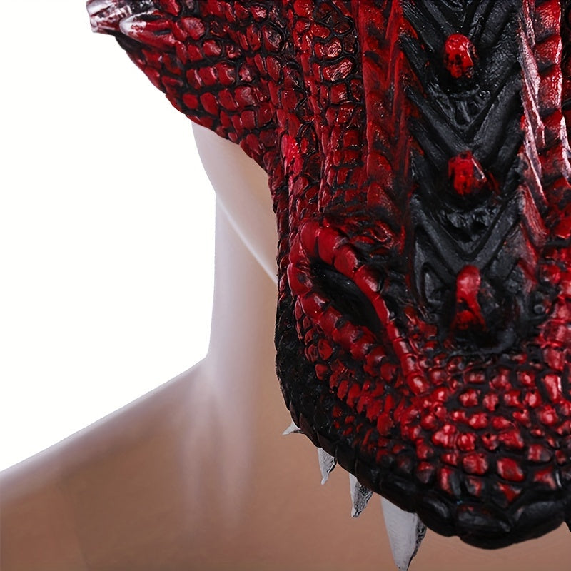 Dragon Mask Cosplay Costume Mask for Halloween and Parties Made of PU Material