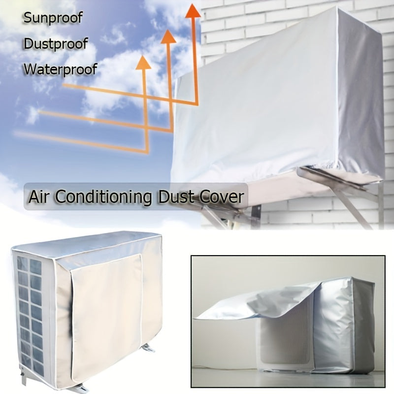 Outdoor Air Conditioner Cover Waterproof Dustproof Thermal Insulation Snow Blocker