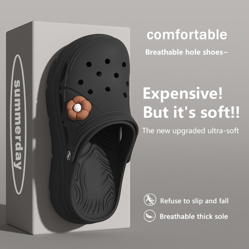 Women's Slip-On Platform Sandals All-Season Non-Slip Lightweight Casual Shoes