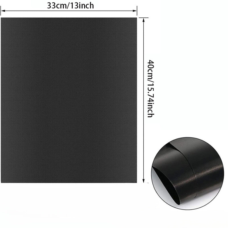 Non-Stick Reusable Oven Liner Mat for Grilling Microwave Cooking Easy Clean