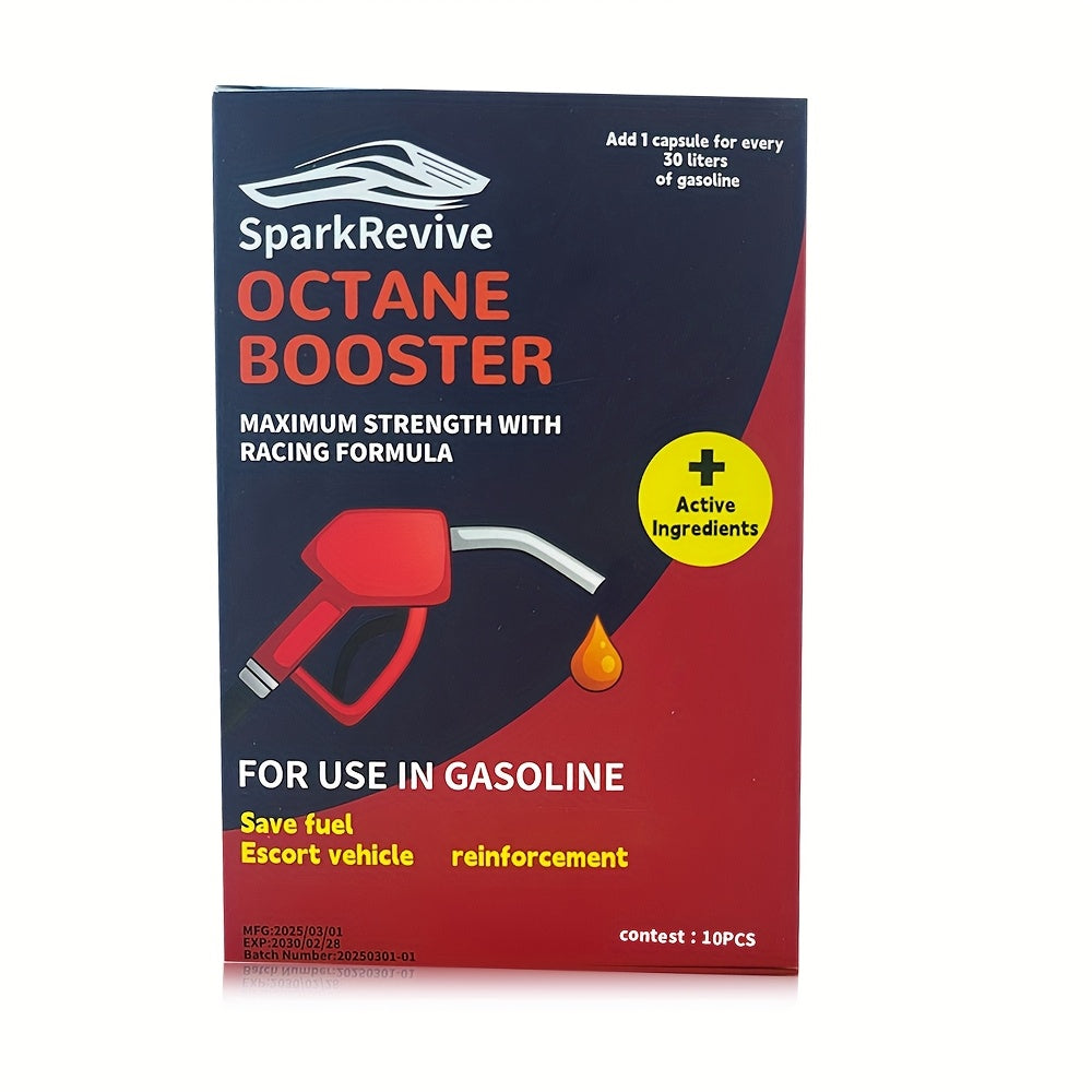 Octane Booster Tablets Fuel Additive for Increased Horsepower and Engine Cleaning