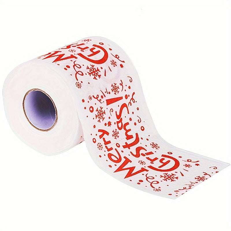 2-qavatli Santa Claus naqshli qog'oz sochiqchalari, bayram tadbirlari va voqealar uchun bir martalik salfetkalar