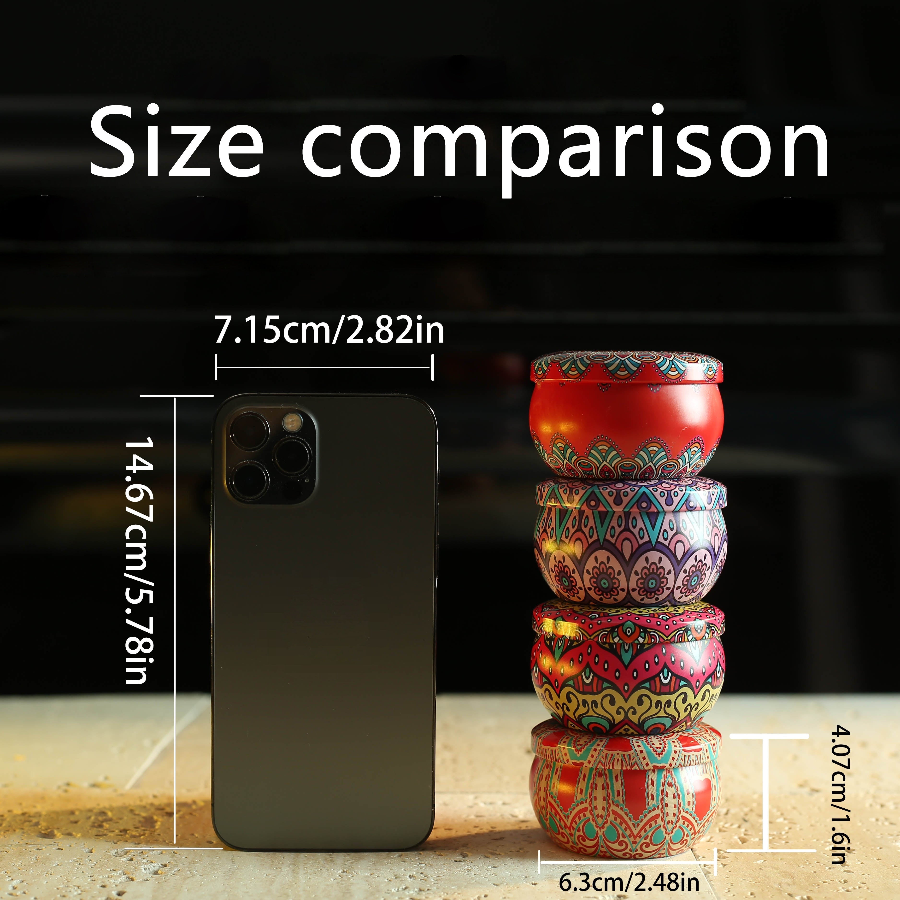 Set de regalo de vela aromática Mandala Bohemia con flores secas, aroma a especias, cera de soja