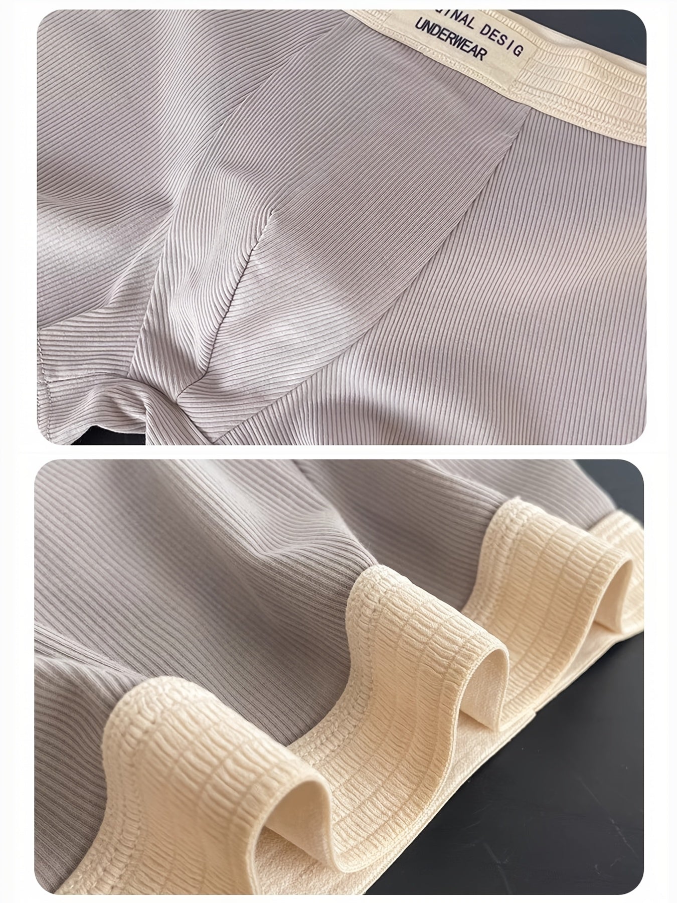 Men's Boxer Briefs 8 Pack Polyester Spandex Medium Stretch Breathable Solid