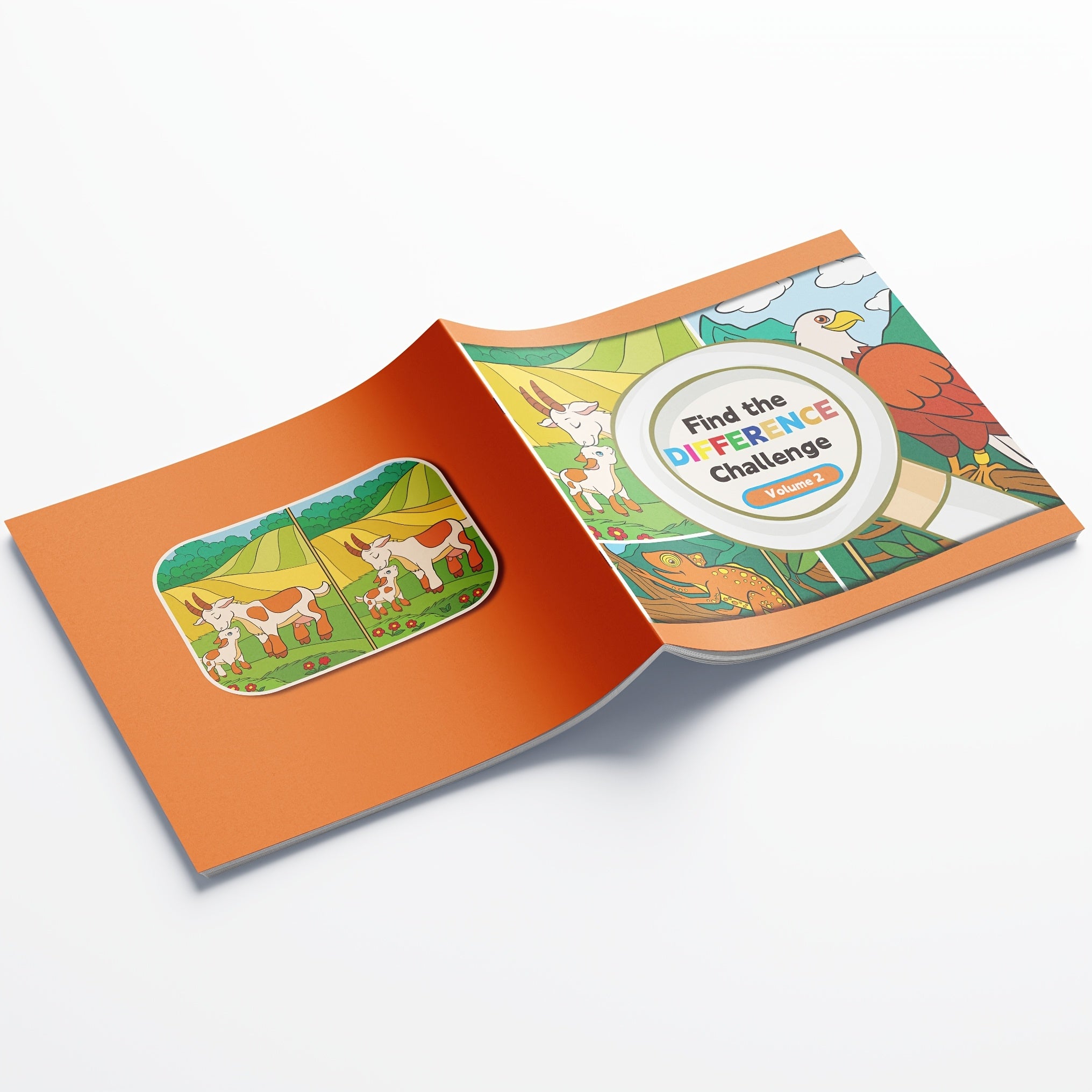 Kids Find the Differences Puzzle Book English Edition for Observation and IQ Development