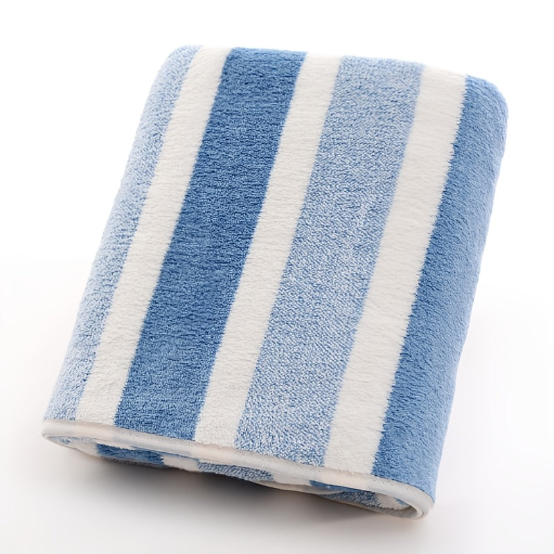 Absorbent Striped Towel Set for Home Bathrooms Ideal for Gift