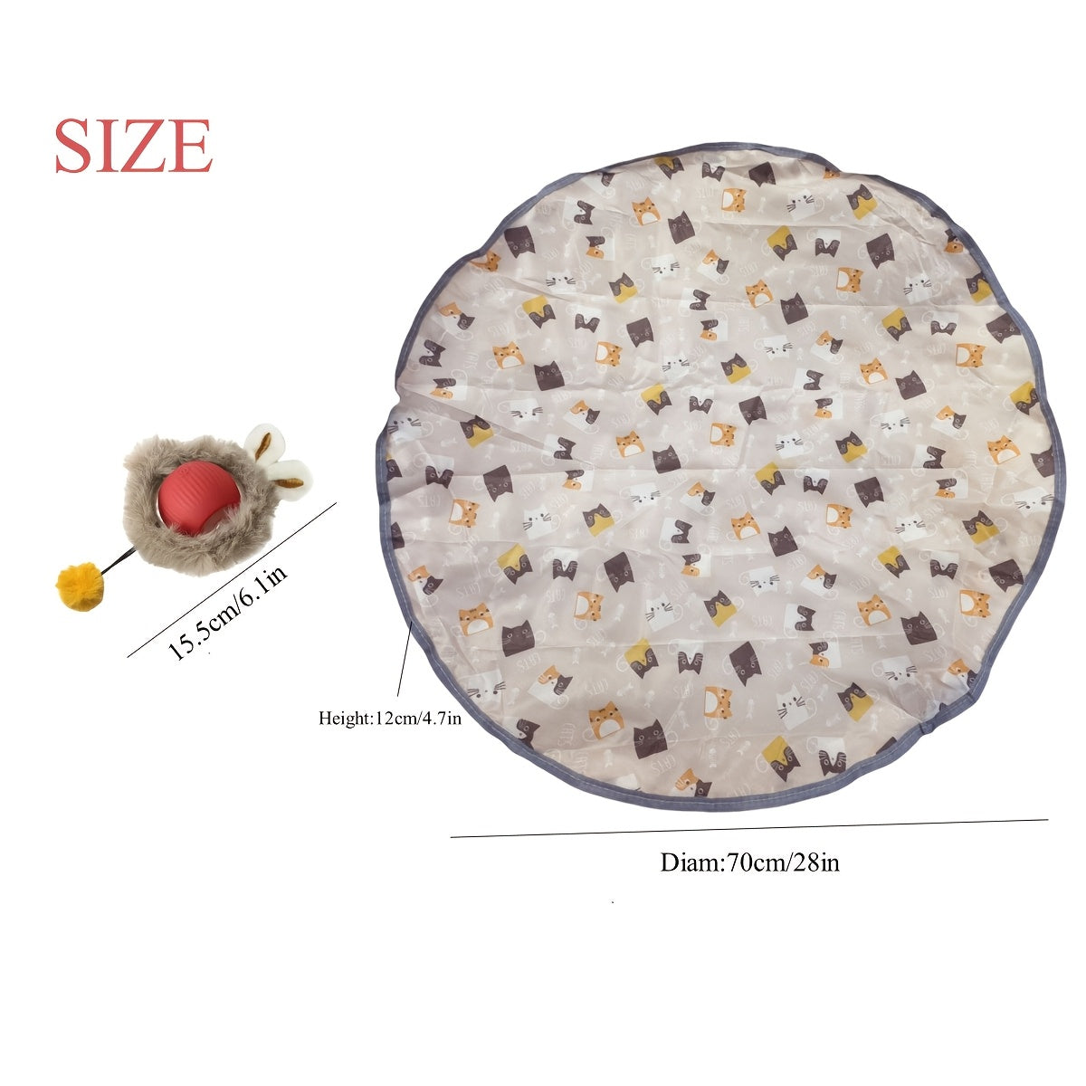 Cat Toy Silicone USB Rechargeable Rolling Balls Cartoon Design for Exercise and Fun