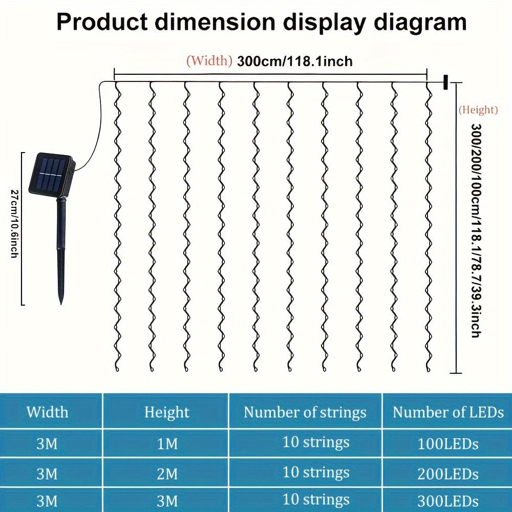 Солнечные светодиодные гирлянды с 8 режимами, идеально подходящие для праздников, свадеб и украшения садов.