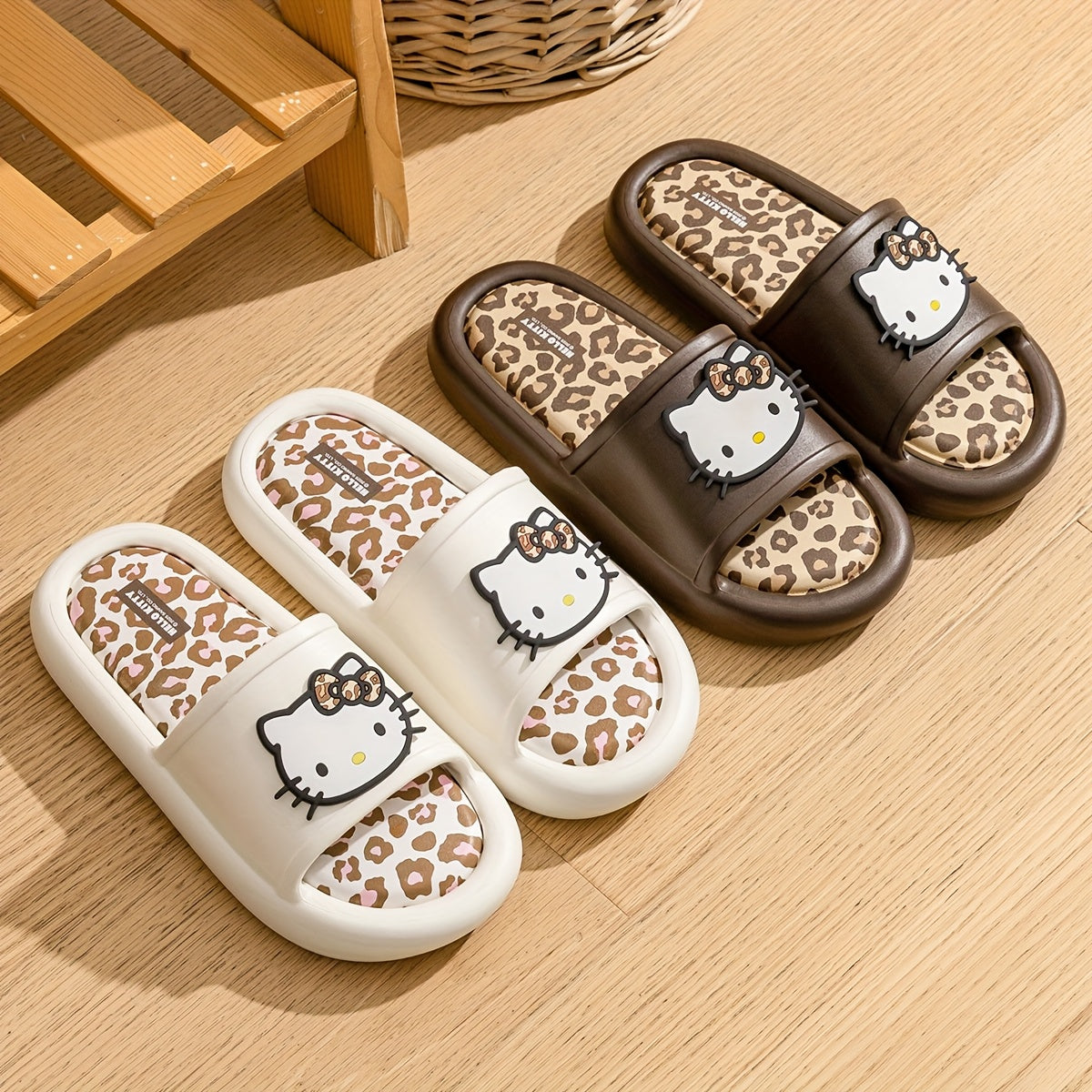 Leopard bosma EVA chanoq uchun ayollar erkaklar uchun ichki va tashqi foydalanish uchun qulay slaydlar