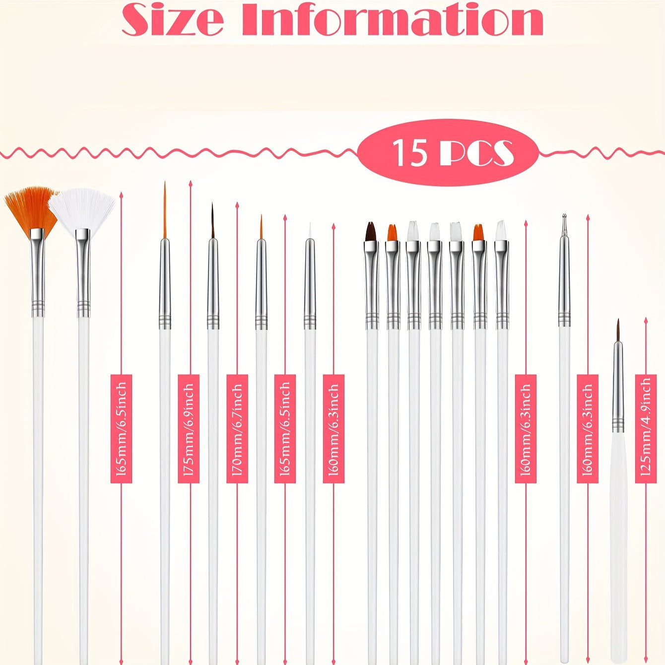 15 ta tort bezash cho'tkasi to'plami tortlarni bo'yash va bezash uchun. Oziq-ovqat bo'yoq cho'tkasi, fondant cho'tkasi, pechene cho'tkalari va muzli pishiriq cho'tkasi kiradi. Pishirish va DIY loyihalari uchun mukammal. Tort bezash va bo'yash uchun ideal.
