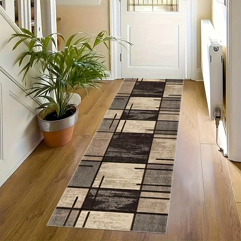 Crystal Velvet Slide Rug Non-Slip Easy to Clean for Hallways Bedrooms Kitchens Bathrooms